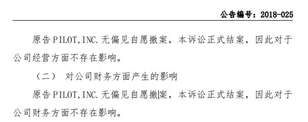 大卖侵权正式结案：状告Anker专利侵权的原告PILOT,INC公司已无偏见撤案